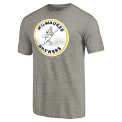 MLB Milwaukee Brewers Cooperstown Collection Forbes Tri-Blend T-Shirt
