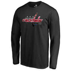 NHL Black Washington Capitals Midnight Mascot Long Sleeve T-Shirt
