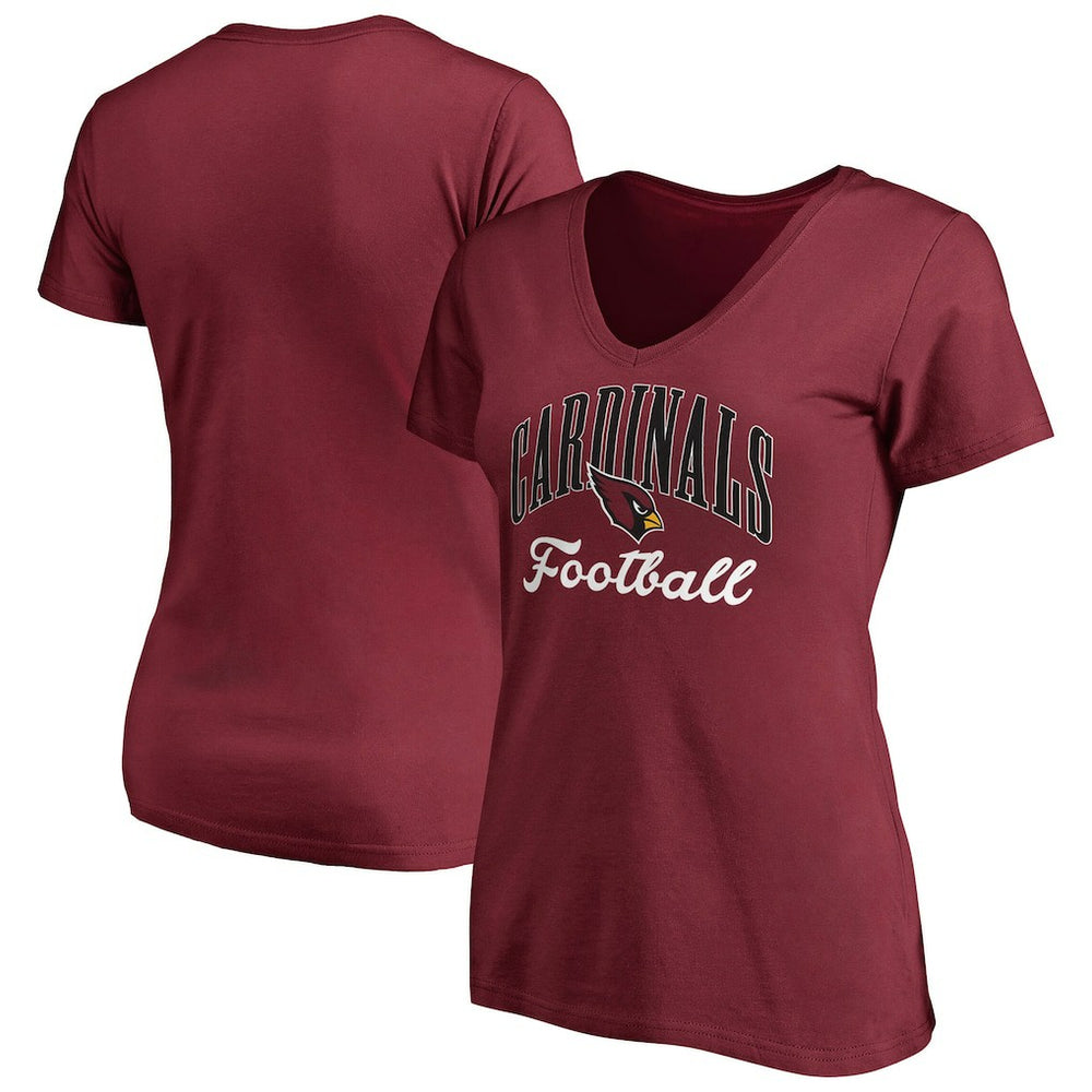Women's Victory Script V-Neck T-Shirt - Arizona Cardinals