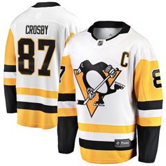 NHL White Sidney Crosby Pittsburgh Penguins Fanatics Breakaway Jersey