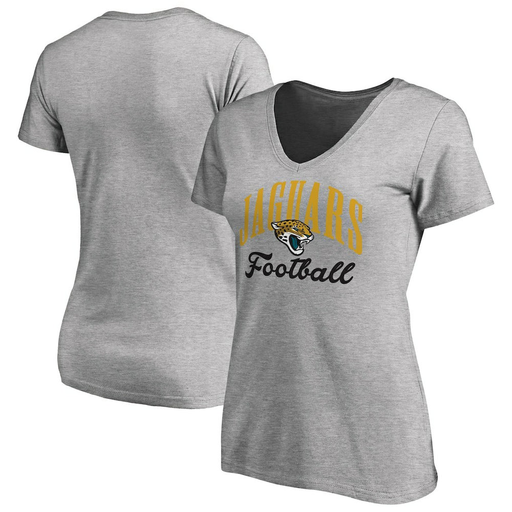 Women's Victory Script V-Neck T-Shirt - Jacksonville Jaguars