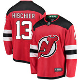 NHL Red Nico Hischier New Jersey Devils Fanatics Youth Home Breakaway Player Jersey