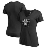 NBA Brooklyn Nets Women's Midnight Mascot V-Neck T-Shirt