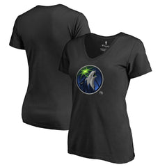 NBA Minnesota Timberwolves Women's Midnight Mascot V-Neck T-Shirt