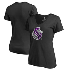 NBA Sacramento Kings Women's Midnight Mascot V-Neck T-Shirt