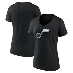 NBA Utah Jazz Women's Midnight Mascot V-Neck T-Shirt