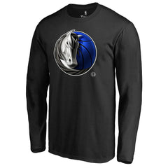 NBA Dallas Mavericks Midnight Mascot Long Sleeve T-Shirt sale
