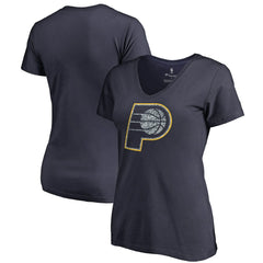 NBA Indiana Pacers Women's Static Logo V-Neck T-Shirt