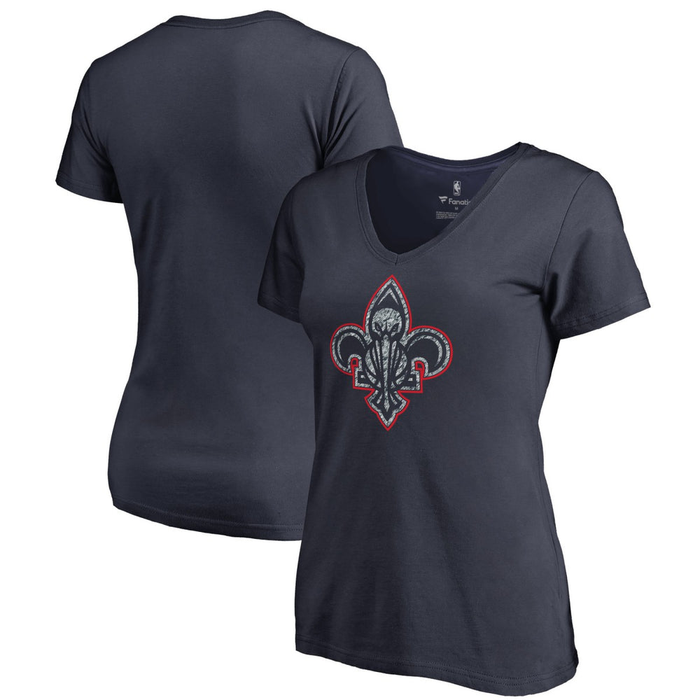 NBA New Orleans Pelicans Women's Static Logo V-Neck T-Shirt