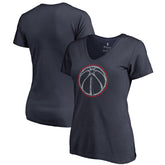 NBA Washington Wizards Women's Static Logo V-Neck T-Shirt