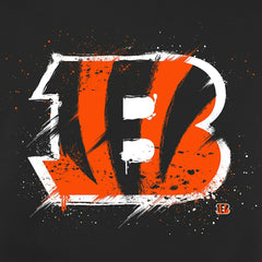Splatter Logo Pullover Hoodie - Cincinnati Bengals