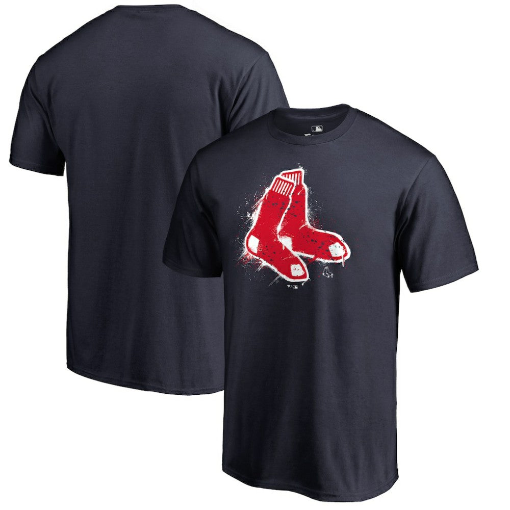 MLB Boston Red Sox Splatter Logo T-Shirt
