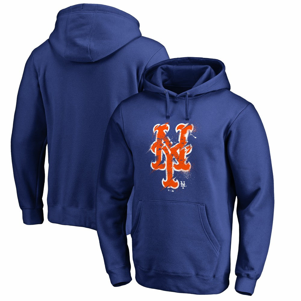 MLB New York Mets Splatter Logo Pullover Hoodie