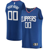 NBA LA Clippers Fast Break Custom Replica Jersey Royal
