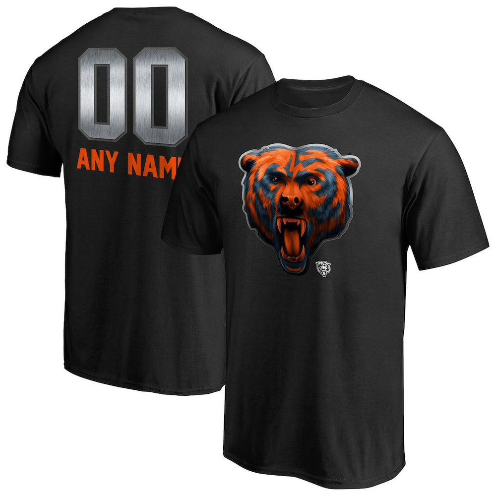 Personalized Midnight Mascot T-Shirt - Chicago Bears