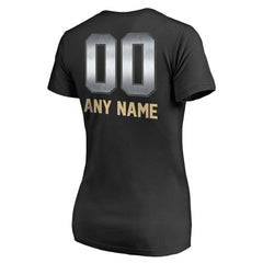 Women's Personalized Midnight Mascot T-Shirt - New Orleans Saints