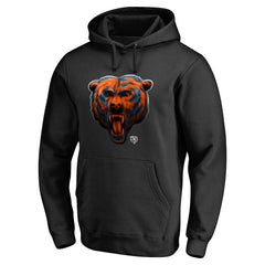 Personalized Midnight Mascot Pullover Hoodie - Chicago Bears