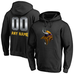 Personalized Midnight Mascot Pullover Hoodie - Minnesota Vikings