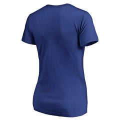 MLB Chicago Cubs Women's Static Logo V-Neck T-Shirt