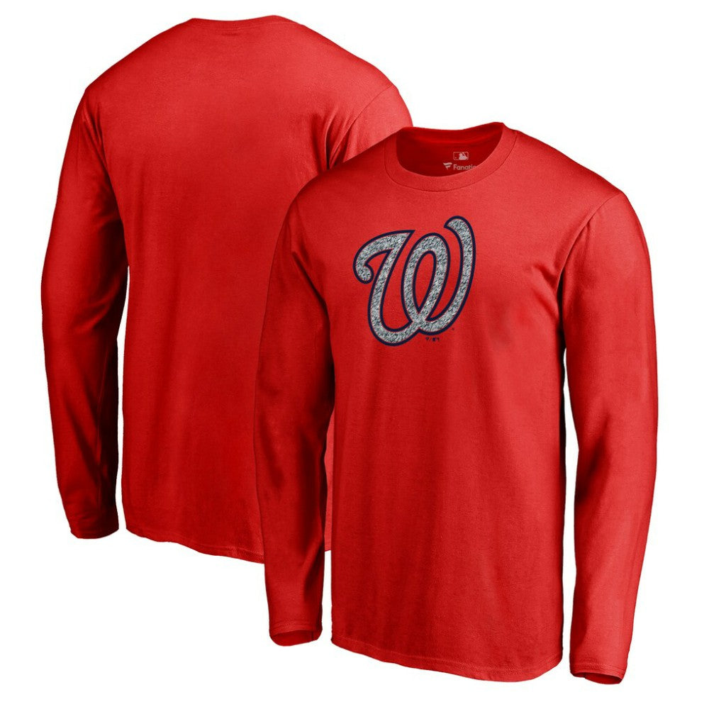 MLB Washington Nationals Static Logo Long Sleeve T-Shirt