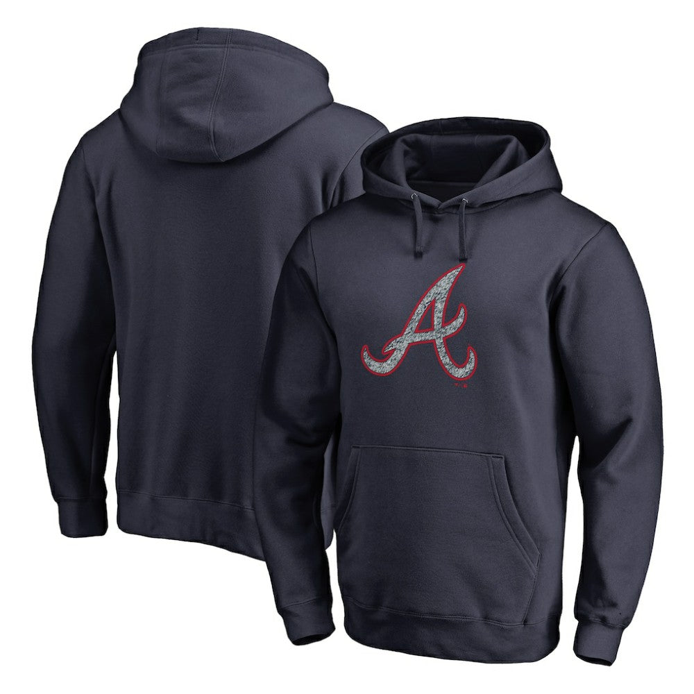 MLB Atlanta Braves Static Logo Pullover Hoodie