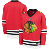 NHL Red Chicago Blackhawks Fanatics Youth Home Replica Blank Jersey