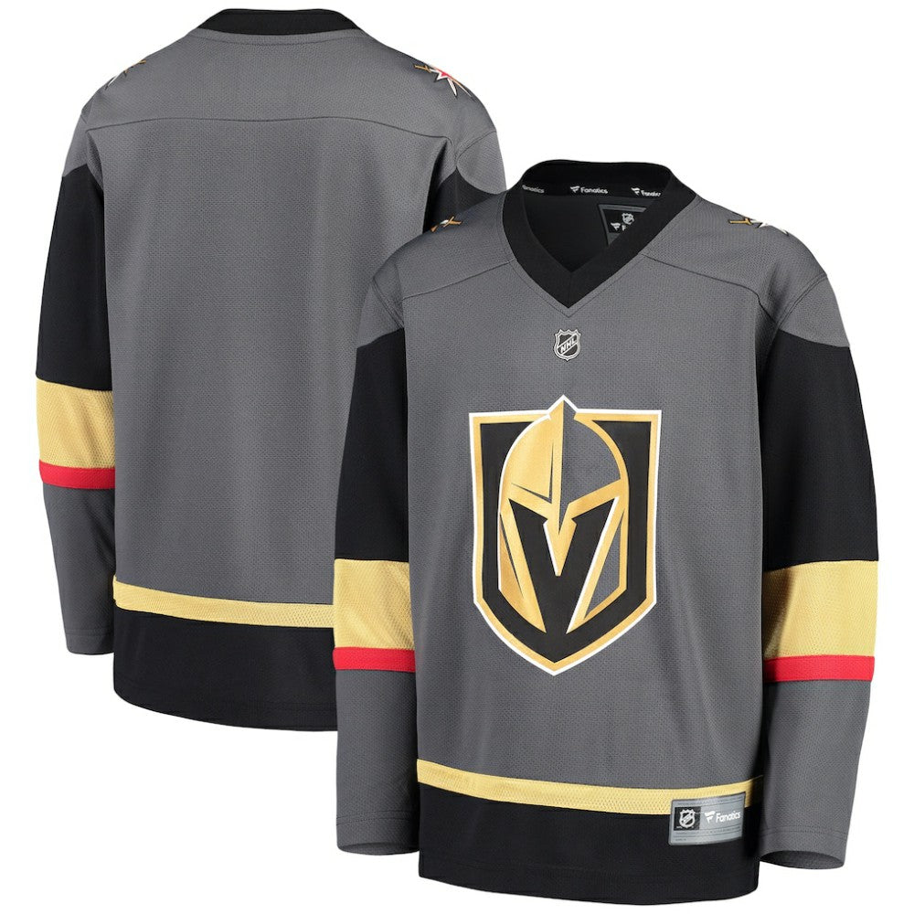 NHL Black Vegas Golden Knights Fanatics Youth Alternate Replica Blank Jersey