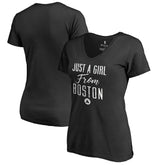 NBA Boston Celtics Women's Just a Girl V-Neck T-Shirt