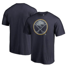 NHL Navy Buffalo Sabres Static Logo T-Shirt