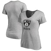 NBA Brooklyn Nets Women's Primary Logo V-Neck T-Shirt