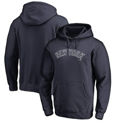 MLB New York Yankees Official Wordmark Fitted Pullover Hoodie