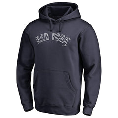 MLB New York Yankees Official Wordmark Fitted Pullover Hoodie