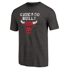 NBA Chicago Bulls Distressed Logo Tri-Blend T-Shirt sale