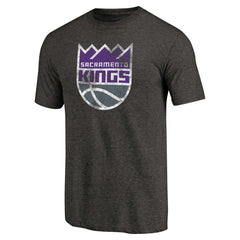 NBA Sacramento Kings Distressed Logo Tri-Blend T-Shirt