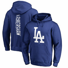 MLB Clayton Kershaw Los Angeles Dodgers Backer Pullover Hoodie