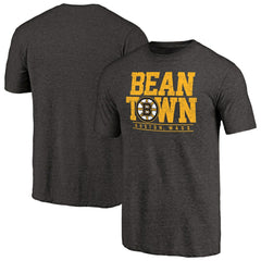 NHL Black Boston Bruins Hometown Collection Tri-Blend T-Shirt