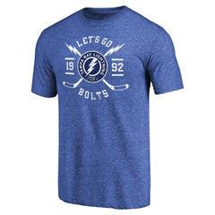 NHL Blue Tampa Bay Lightning Hometown Collection Tri-Blend T-Shirt