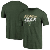 NBA Milwaukee Bucks Fear the Deer Hometown Collection Tri-Blend T-Shirt
