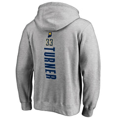 NBA Myles Turner Indiana Pacers Backer Name and Number Pullover Hoodie
