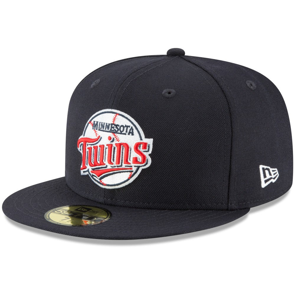 MLB Minnesota Twins New Era Cooperstown Collection Wool 59FIFTY Fitted Hat