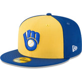 MLB Milwaukee Brewers New Era Cooperstown Collection Wool 59FIFTY Fitted Hat