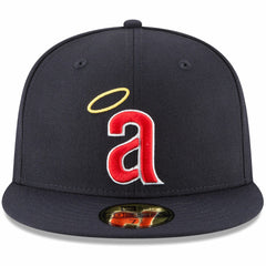 MLB California Angels New Era Cooperstown Collection Wool 59FIFTY Fitted Hat