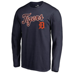MLB Detroit Tigers Team Lockup Long Sleeve T-Shirt
