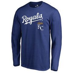 MLB Kansas City Royals Team Lockup Long Sleeve T-Shirt