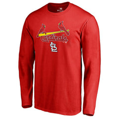 MLB St. Louis Cardinals Team Lockup Long Sleeve T-Shirt