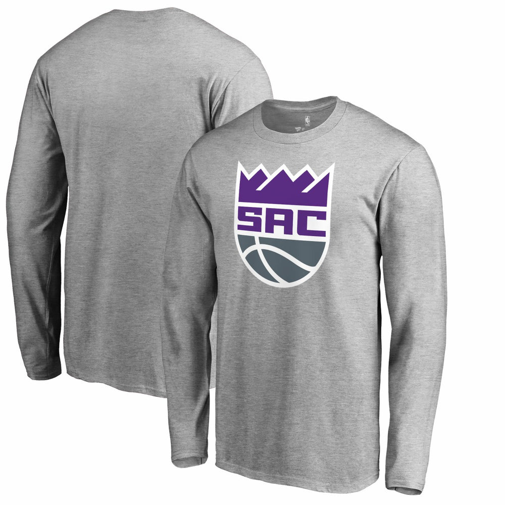 NBA Sacramento Kings Secondary Logo Long Sleeve T-Shirt