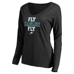 Women's Hometown Collection Fly Eagles Fly Long Sleeve T-Shirt - Philadelphia Eagles