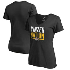 MLB Pittsburgh Pirates Women's Hometown Collection Yinzer Nation V-Neck T-Shirt