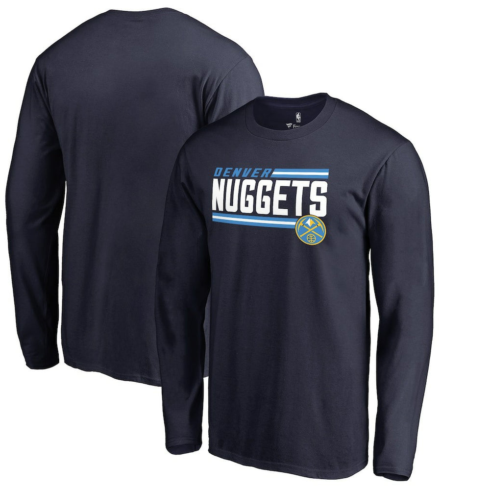 NBA Denver Nuggets Onside Stripe Long Sleeve T-Shirt sale