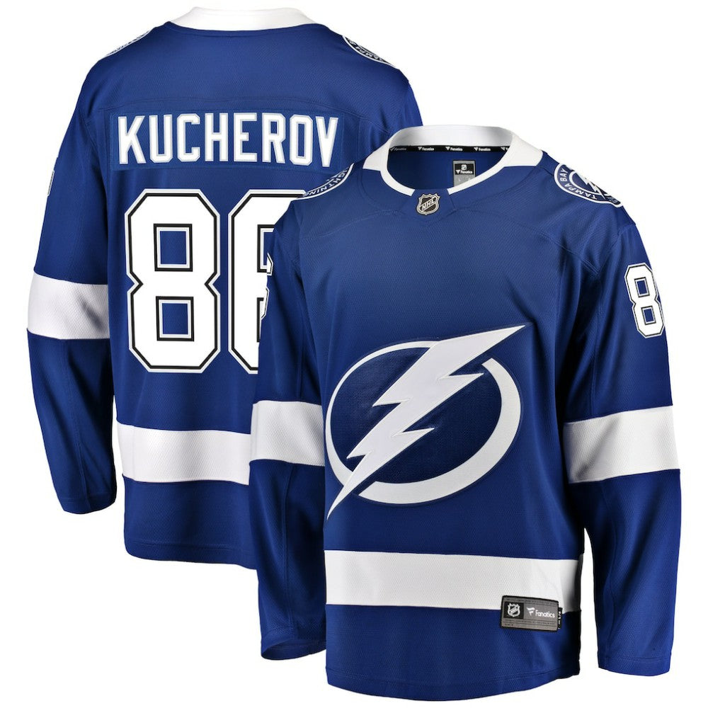 NHL Blue Nikita Kucherov Tampa Bay Lightning Fanatics Breakaway Jersey